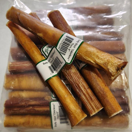 Bully Stick “Odorless Thick” 6″