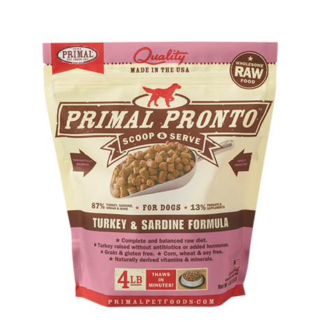 Primal Dog FRZ Turkey & Sardine