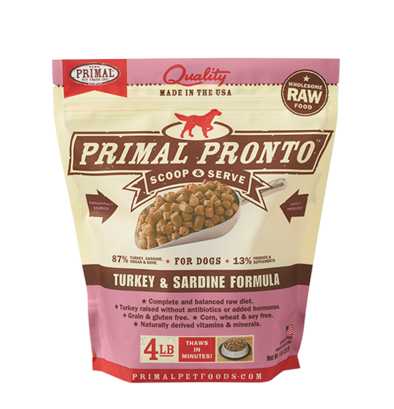Primal Dog FRZ Turkey & Sardine