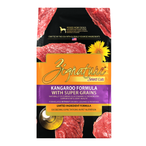 Zignature Dog Dry Select Cuts Kangaroo 4#