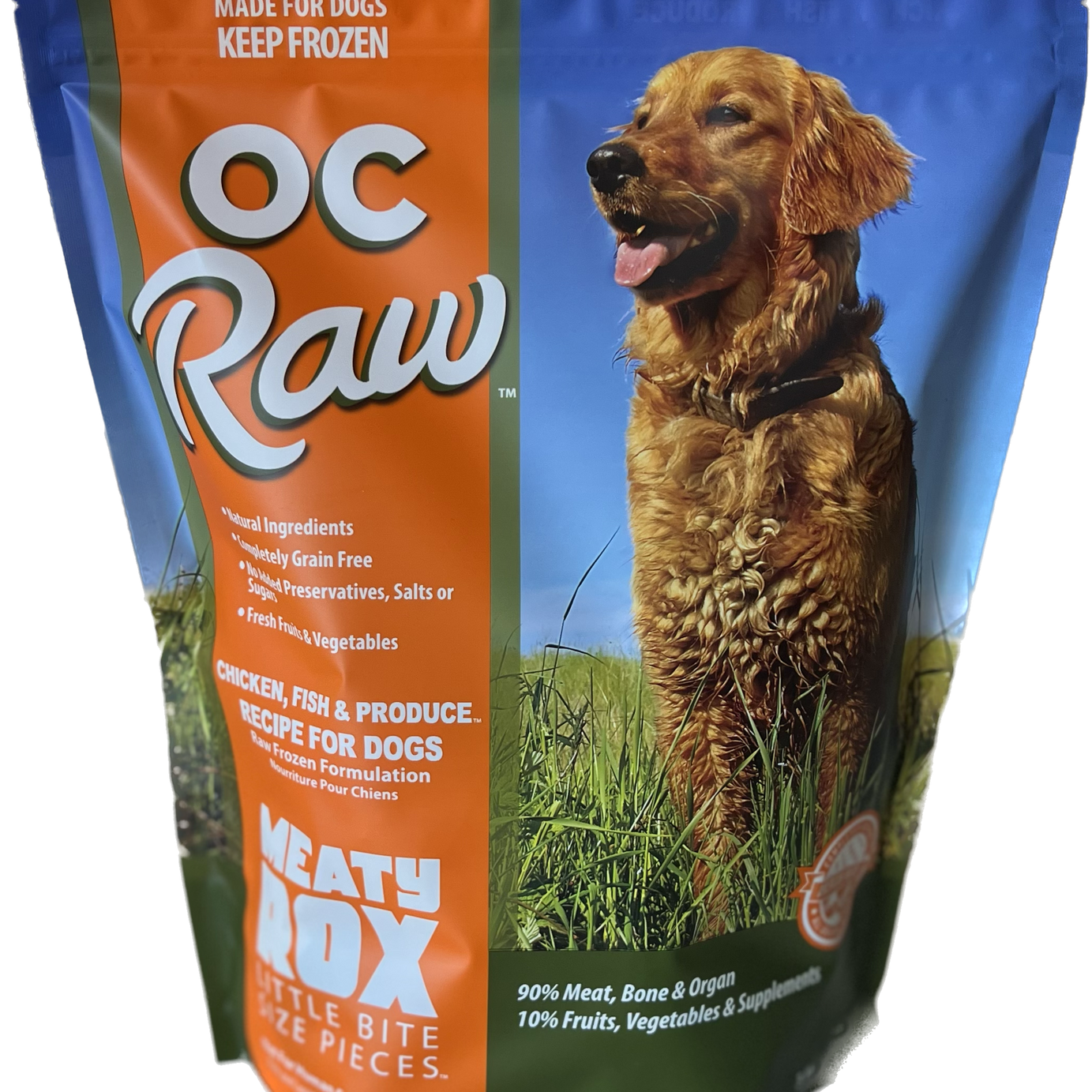 OC Raw Dog Chicken, Fish & Produce