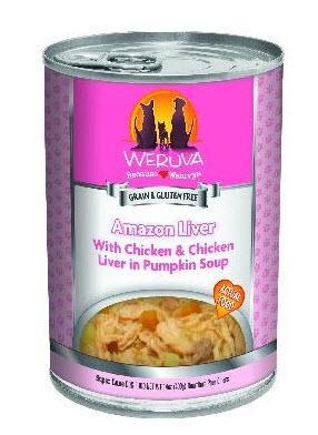 Weruva Dog Can Chicken, Chicken Liver in pumpkin soup - Amazon Livin