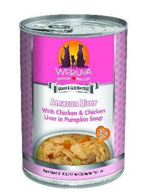 Weruva Dog Can Chicken, Chicken Liver in pumpkin soup - Amazon Livin