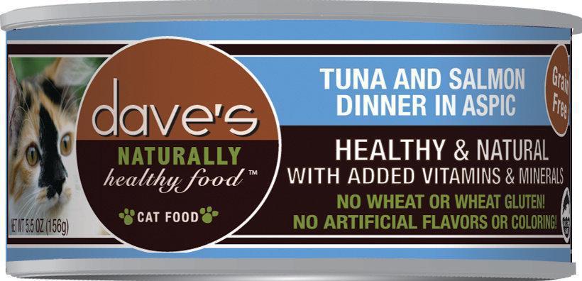 DAVE'S CAT NAT HEALTHY TUNA & SALMON