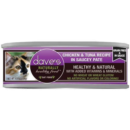 Dave's Cat Can Naturally Healthy Can Pate Chicken & Tuna
