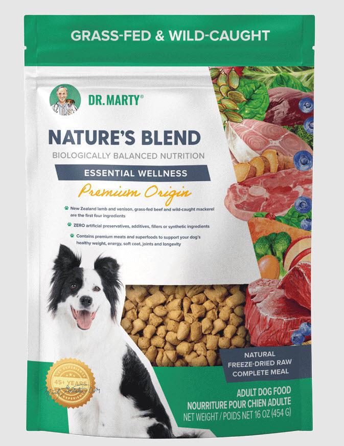 Dr. Marty's Nature's Blend Premium Freeze Dried Raw Lamb & Venison dog