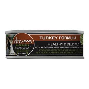 DAVE'S PET FOOD CAT NATURALLY HEALTHY TURKEY 5.5OZ