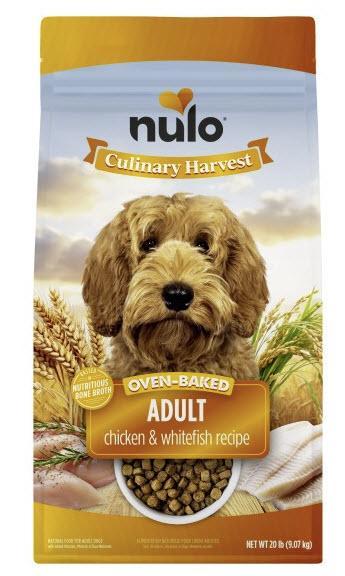 Nulo Culinary Harvest Baked Chicken & Whitefish Dog