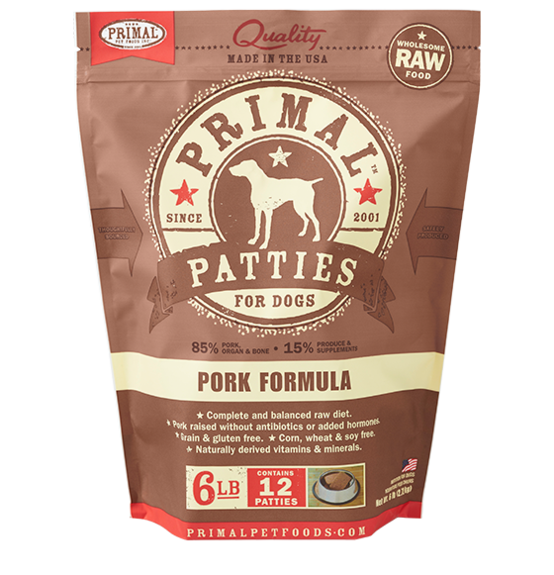 Primal Dog FRZ Pork