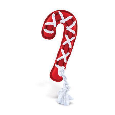 Multipet Holiday Cross Ropes Candy Cane 12"