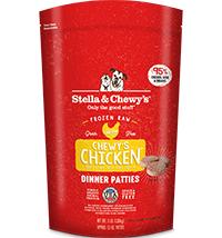 Stella & Chewys Dog Frozen Chicken Dinner Patties