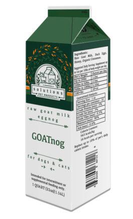 Solutions Frozen Dog Goat Nog Pint