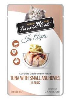 Fussie Cat Premium Tuna w/Small Anchovies 2.47oz Pouch