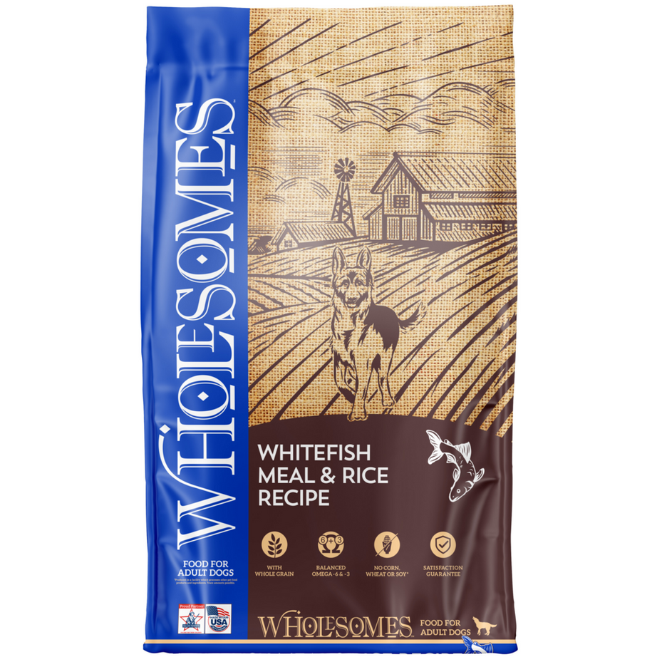 Wholesomes Fish Meal & Rice Recipe Dry Dog Food