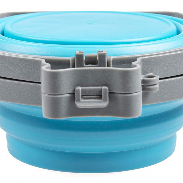 Loving Pets Blue Bella Roma Travel Double Diner Bowl