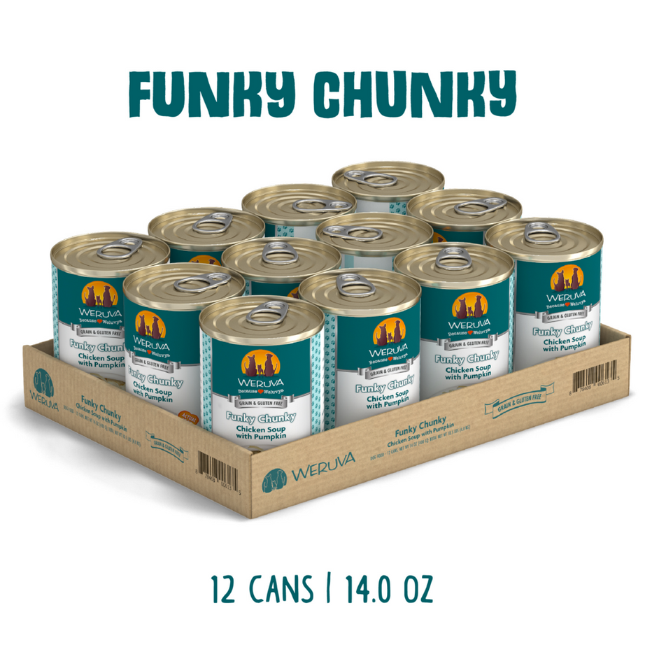 Weruva Funky Chunky Chicken Soup with Pumpkin Canned Dog Food
