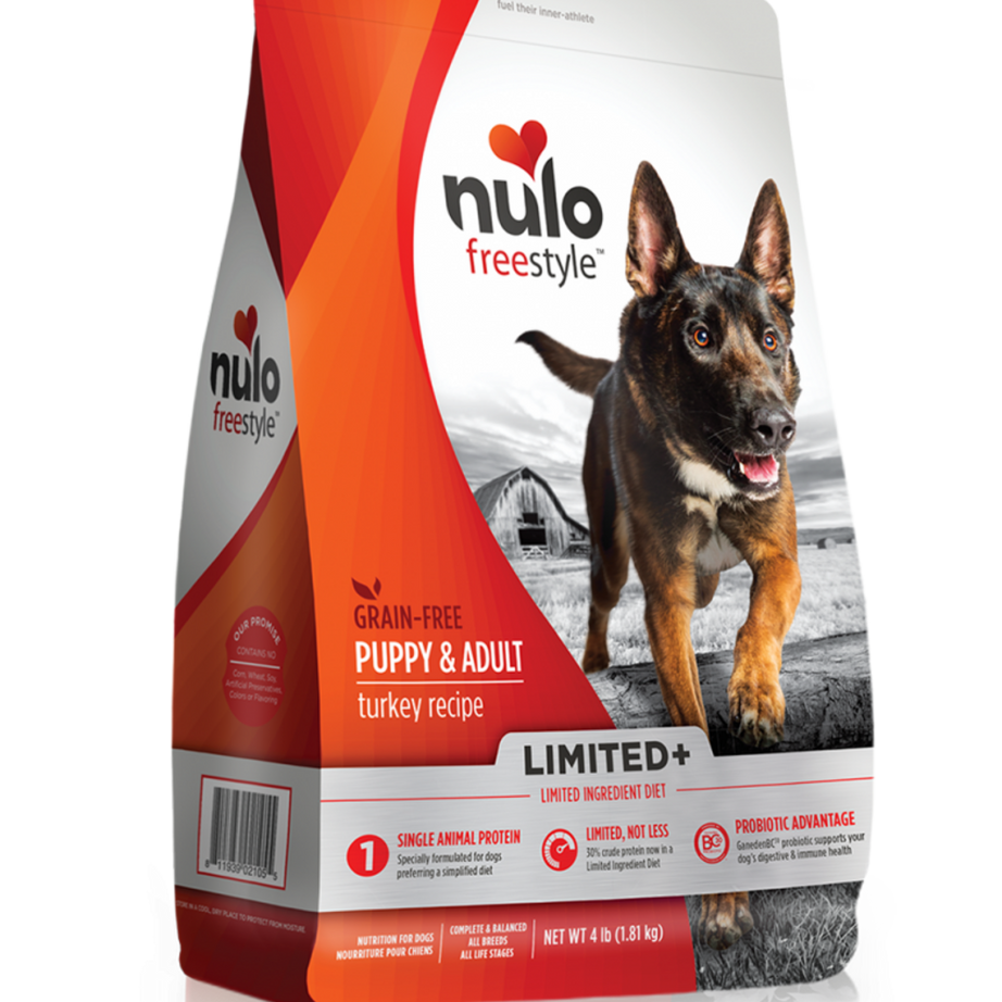 Nulo Freestyle Limited+ Puppy/Adult Grain Free Turkey