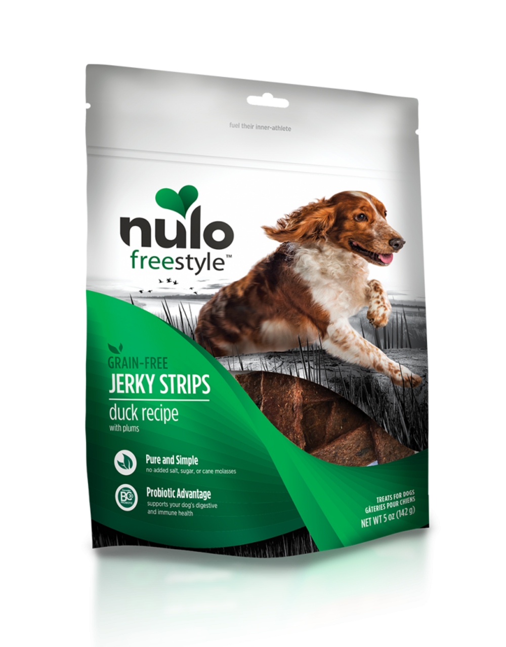 Nulo Dog Jerky Grain Free Duck & Plums