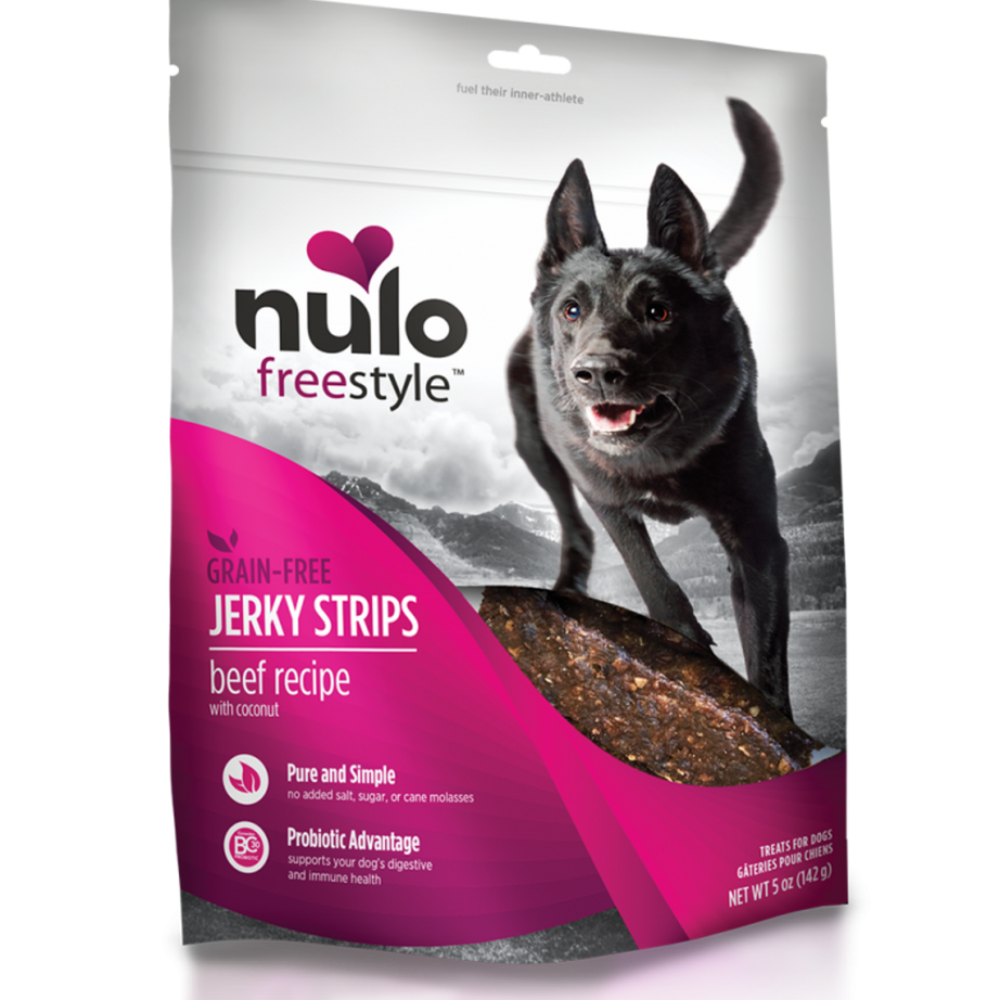 Nulo Dog Jerky Grain Free Beef & Coconut