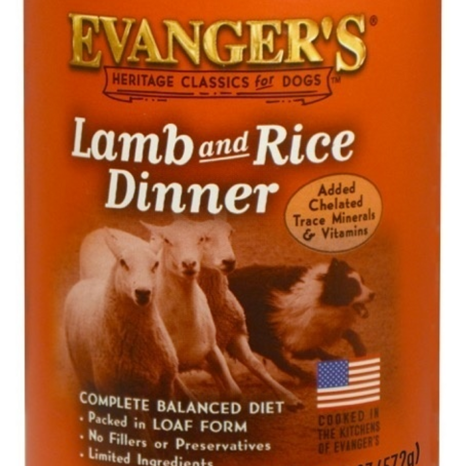Evanger's Classic Lamb and Rice Dinner Canned Dog Food