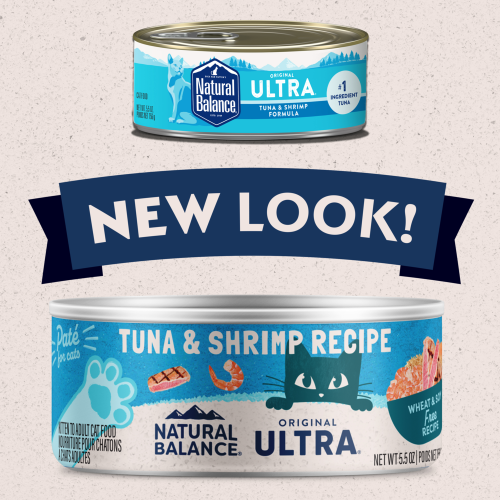 Natural Balance Original Ultra Wet Cat Food, Tuna & Shrimp Recipe