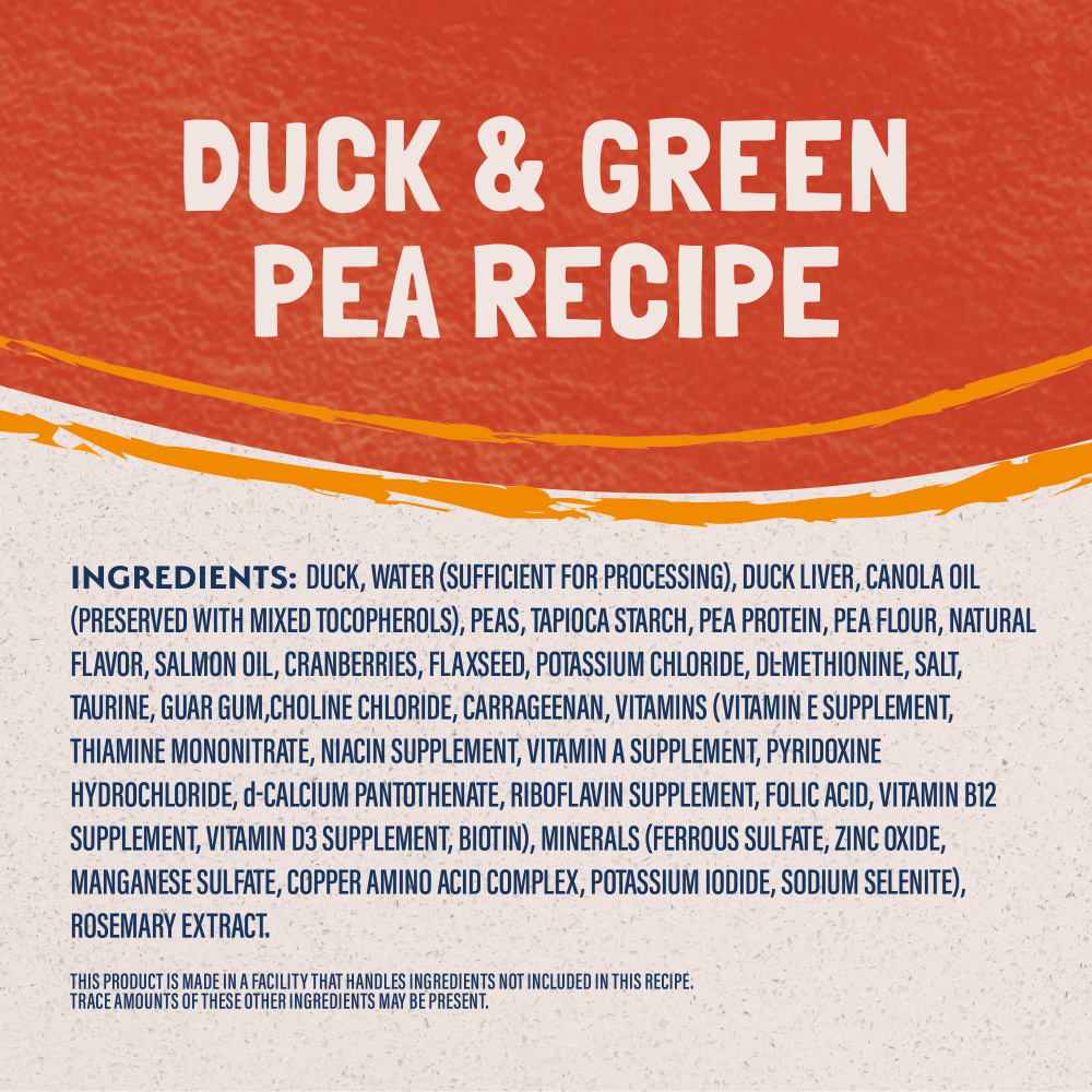 Natural Balance Limited Ingredient Reserve Wet Cat Food, Duck & Green Pea Pate Recipe