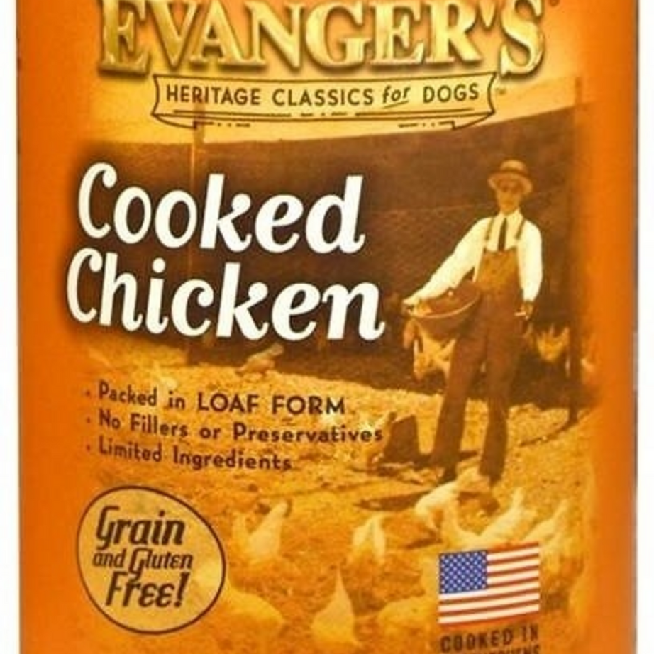 Evanger's All Meat Cooked Chicken Canned Dog Food