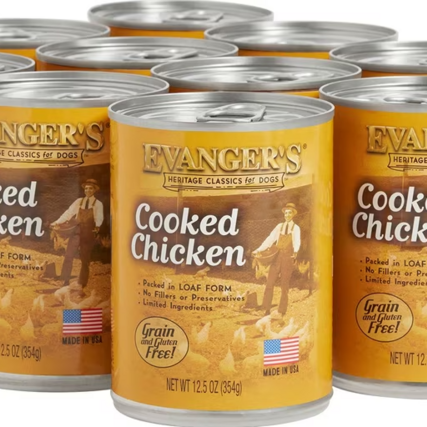 Evanger's All Meat Cooked Chicken Canned Dog Food