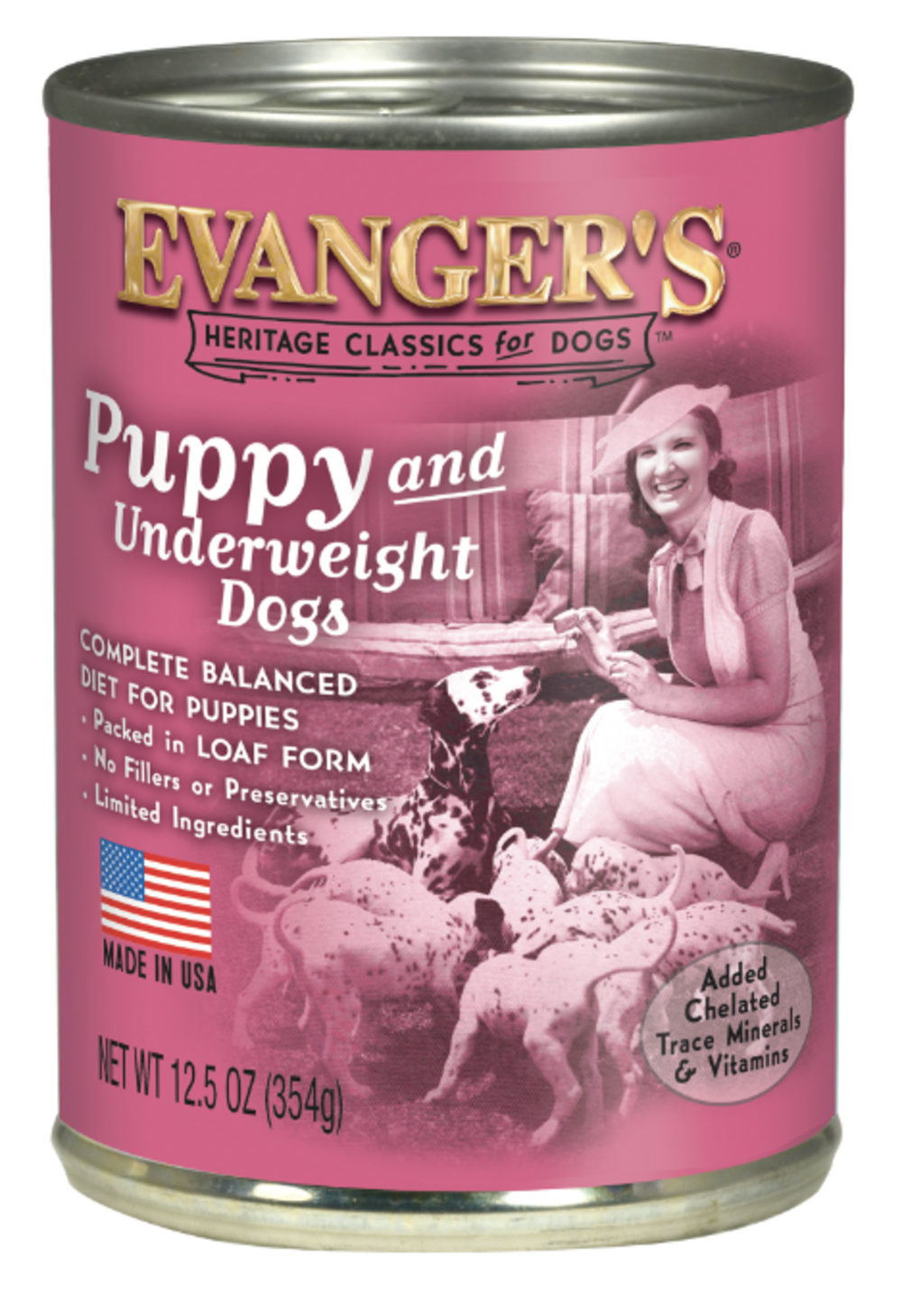 Evanger's Classic Puppy  and Underweight Dogs Canned Dog Food