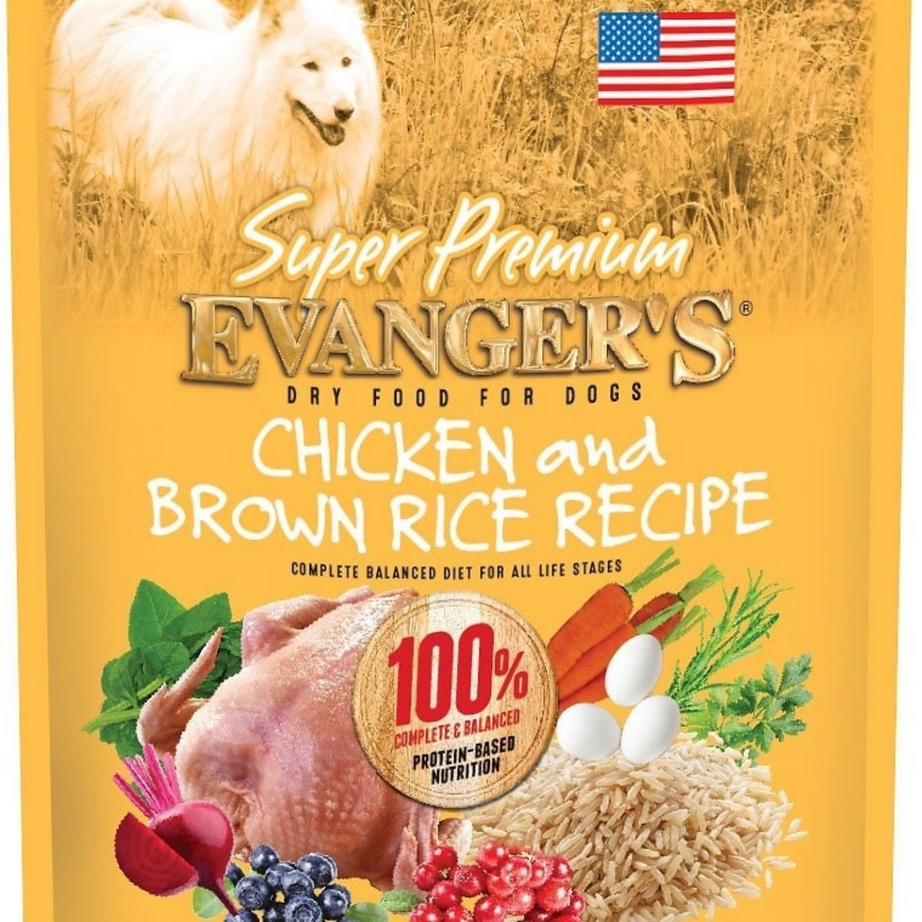 Evanger's Super Premium Chicken with Brown Rice Dry Dog Food