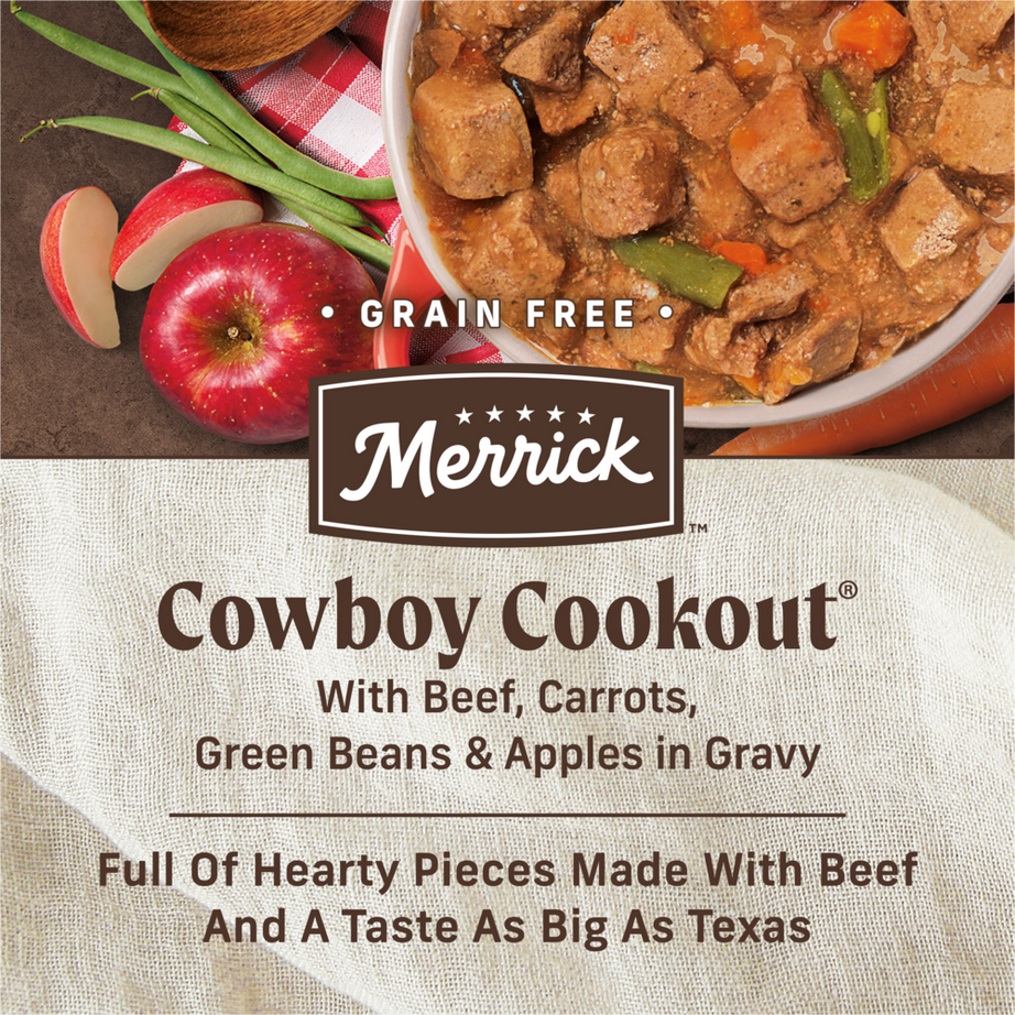 Merrick Grain Free Cowboy Cookout Canned Dog Food
