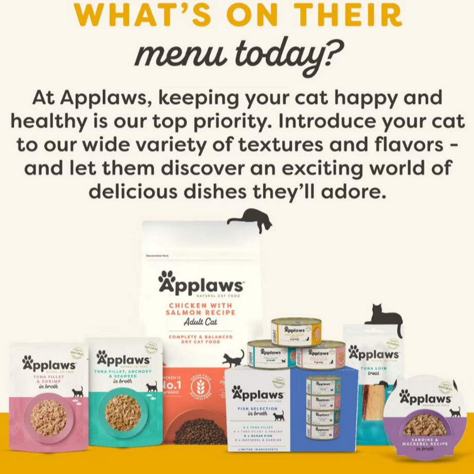 Applaws Natural Wet Cat Food Chicken Breast with Cheese in Broth