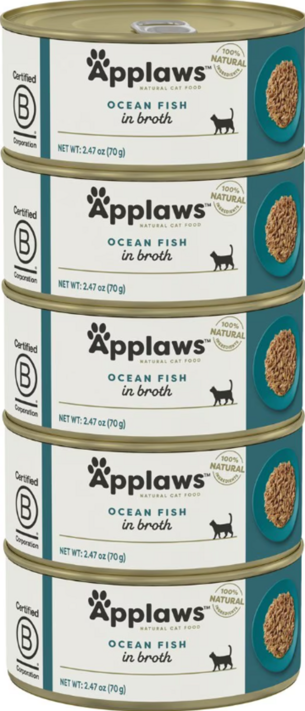 Applaws Natural Wet Cat Food Ocean Fish in Broth