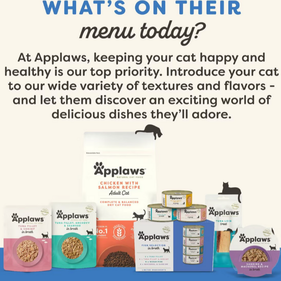 Applaws Natural Wet Cat Food Tuna with Shrimp in Broth