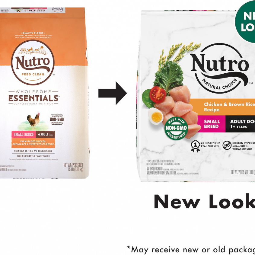 Nutro Wholesome Essentials Small Breed Adult Farm-Raised Chicken, Brown Rice & Sweet Potato Dry Dog Food
