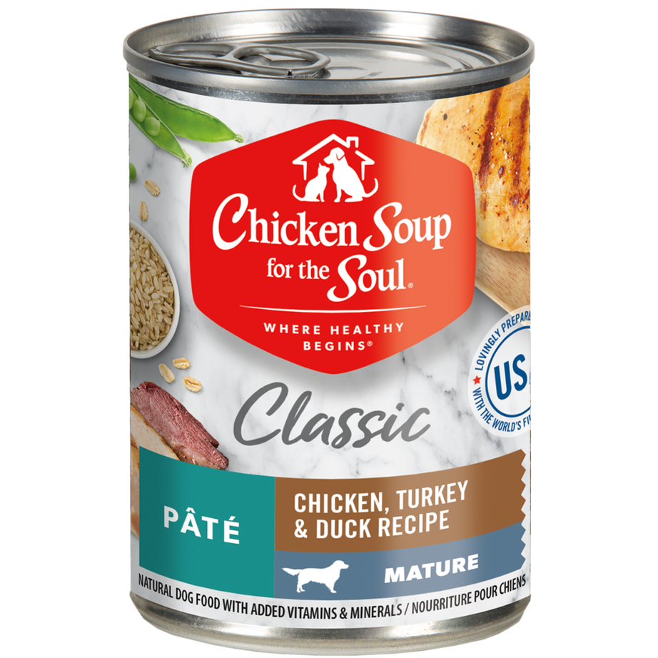 Chicken Soup For The Soul Mature Chicken, Turkey & Duck Recipe Canned Dog Food