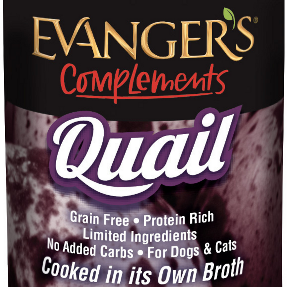 Evanger's Grain Free Quail Canned Food for Dogs and Cats