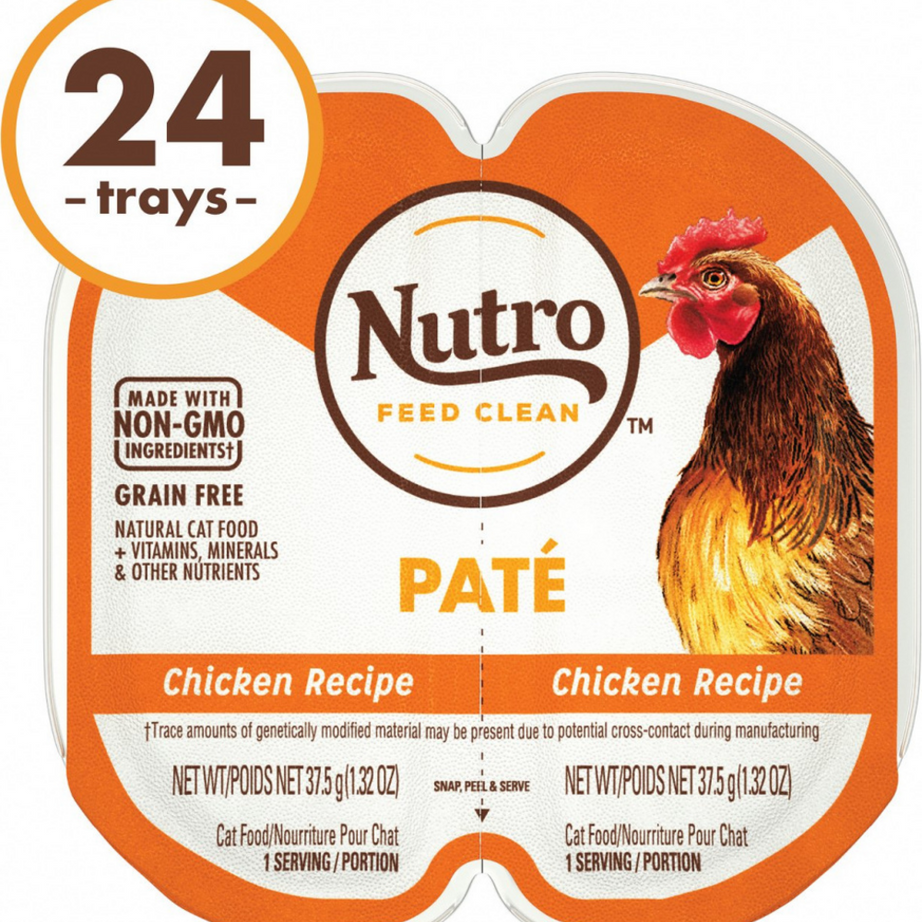 Nutro Perfect Portions Grain-Free Chicken Recipe Cat Food Trays
