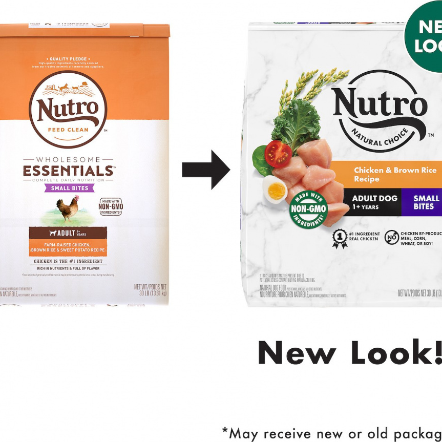 Nutro Wholesome Essentials Small Bites Chicken, Whole Brown Rice and Sweet Potato Dry Dog Food