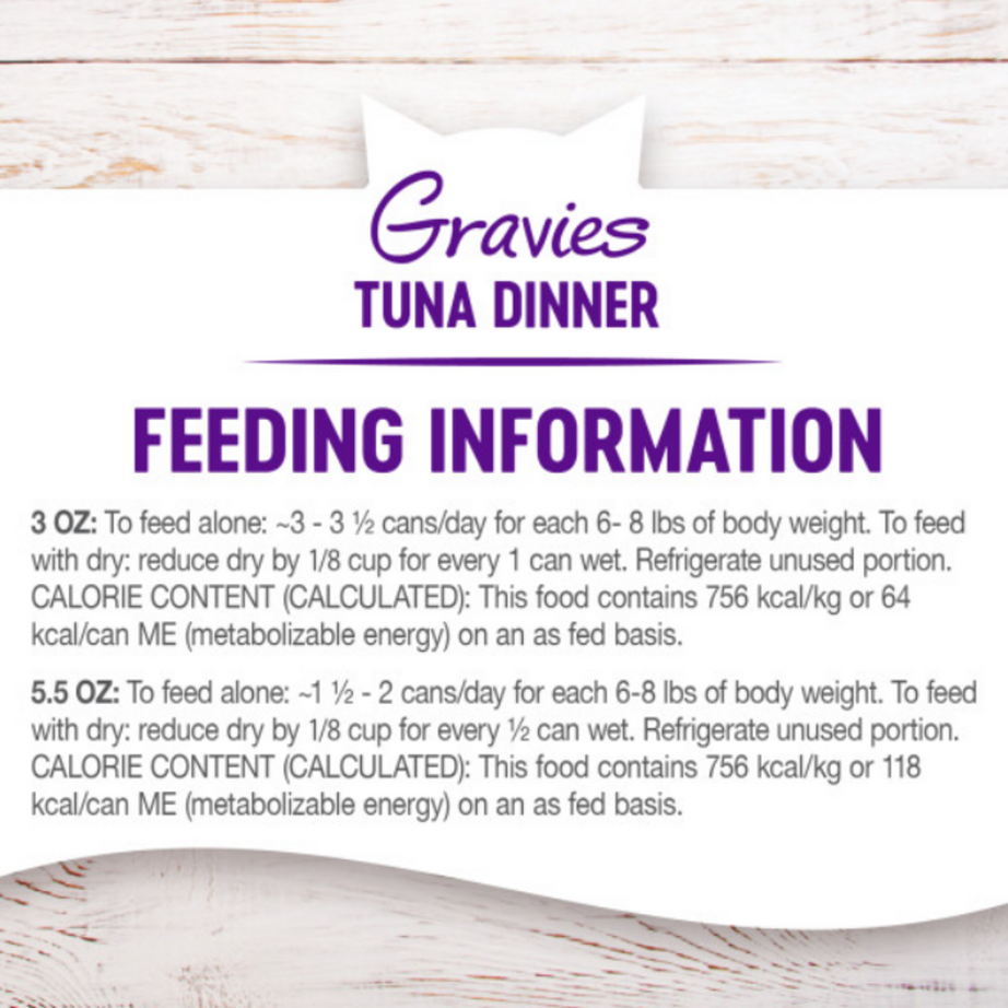 Wellness Natural Grain Free Gravies Tuna Dinner Canned Cat Food