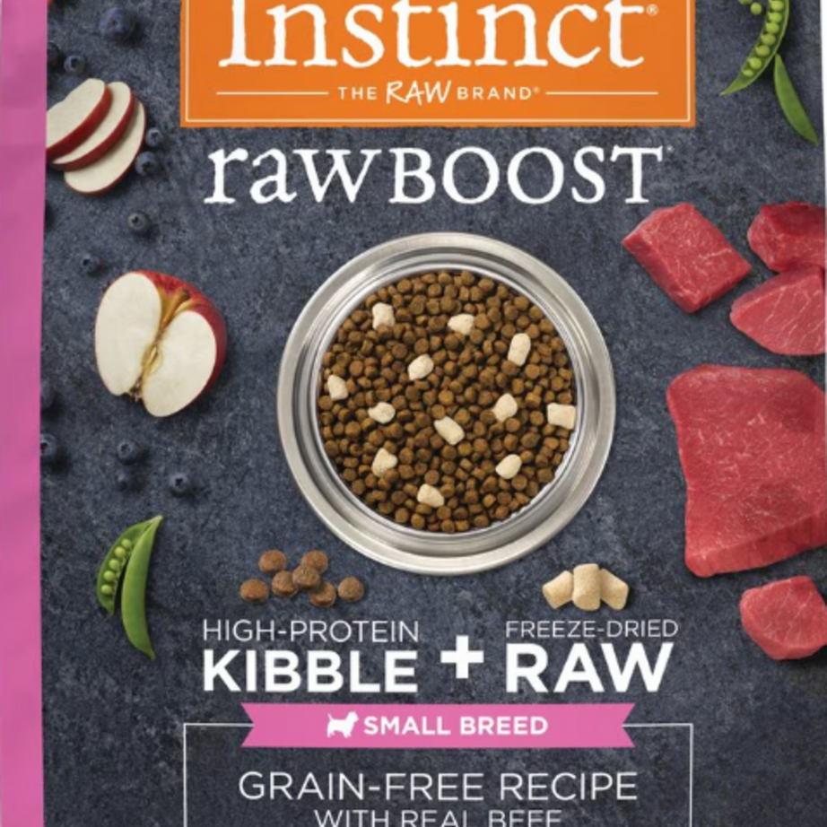 Instinct Grain Free Raw Boost Small Breed Recipe with Real Beef Dry Dog Food