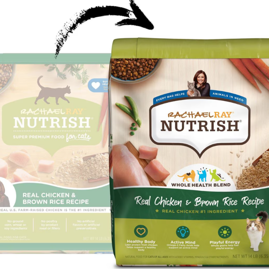 Rachael Ray Nutrish Natural Chicken & Brown Rice Recipe Dry Cat Food