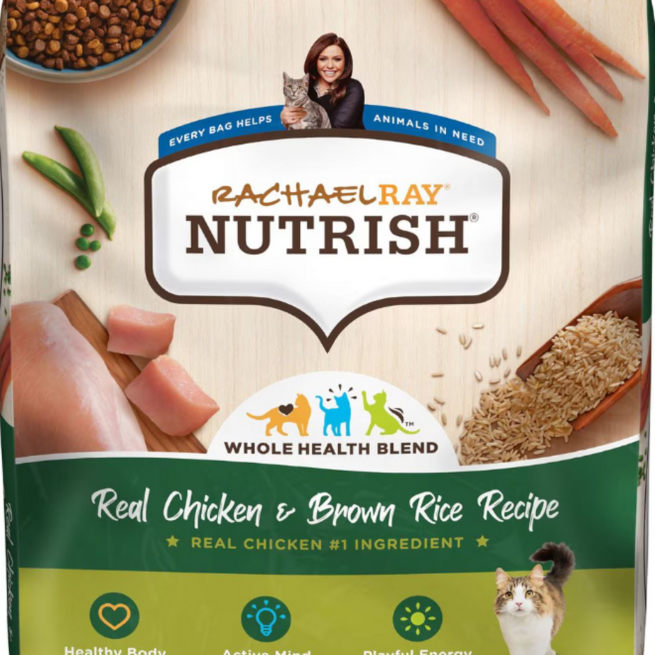Rachael Ray Nutrish Natural Chicken & Brown Rice Recipe Dry Cat Food
