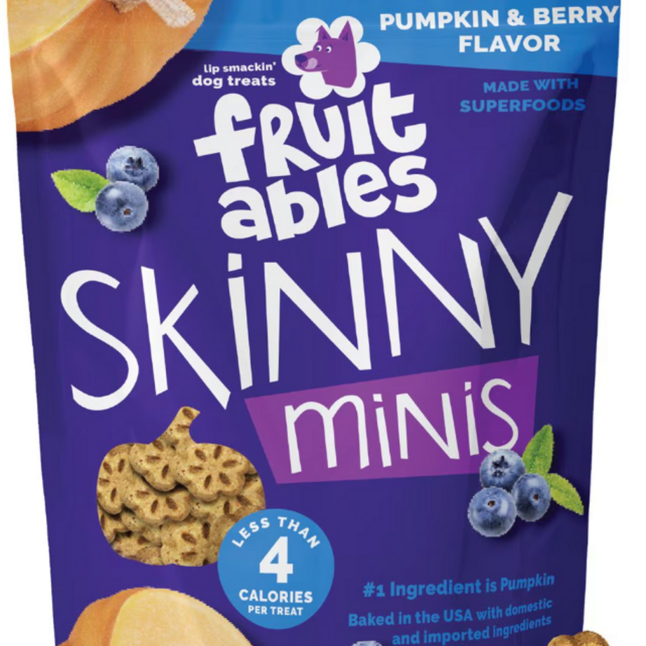 Fruitables Skinny Mini Pumpkin & Blueberry Dog Treats