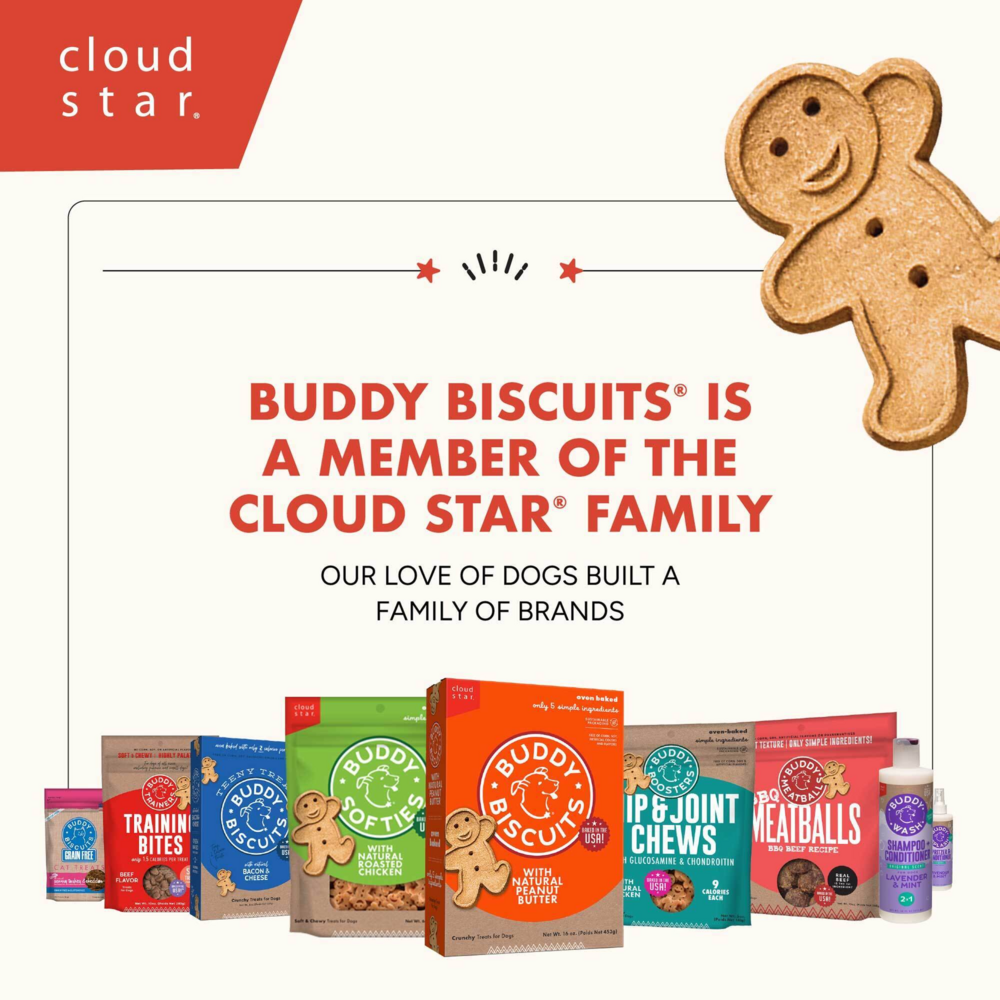 Buddy Biscuits Crunchy Grain Free Peanut Butter Dog Treats