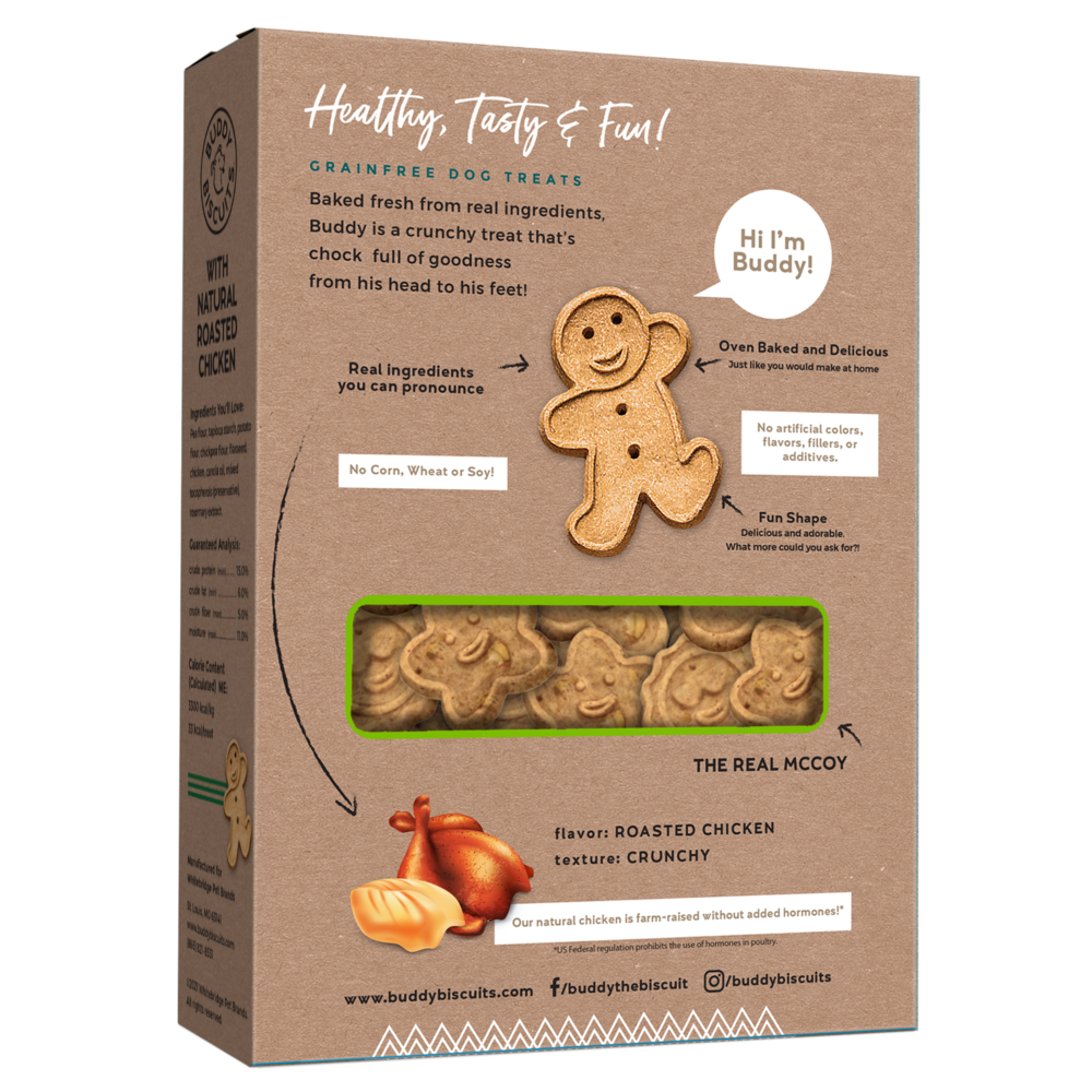 Buddy Biscuits Crunchy Grain Free Chicken Dog Treats