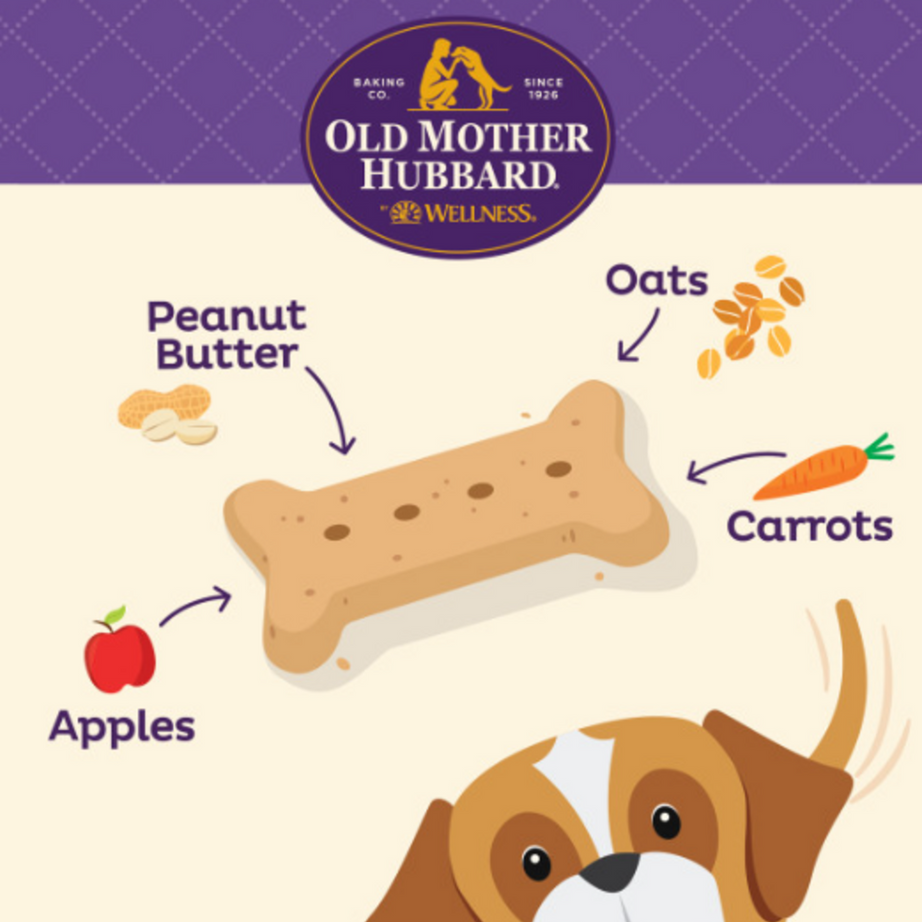 Old Mother Hubbard Crunchy Classic Natural P-Nuttier Dog Biscuits