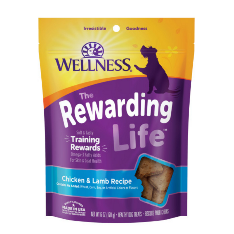 Wellness Natural Grain Free Rewarding Life Chicken & Lamb Dog Treats