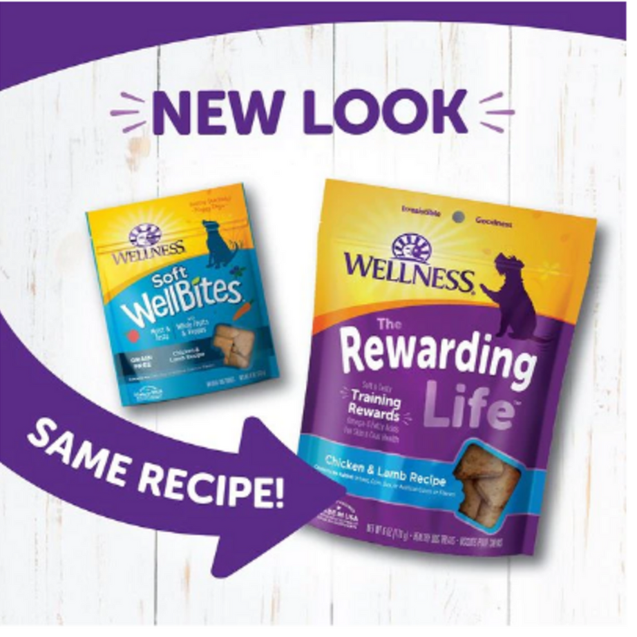 Wellness Natural Grain Free Rewarding Life Chicken & Lamb Dog Treats