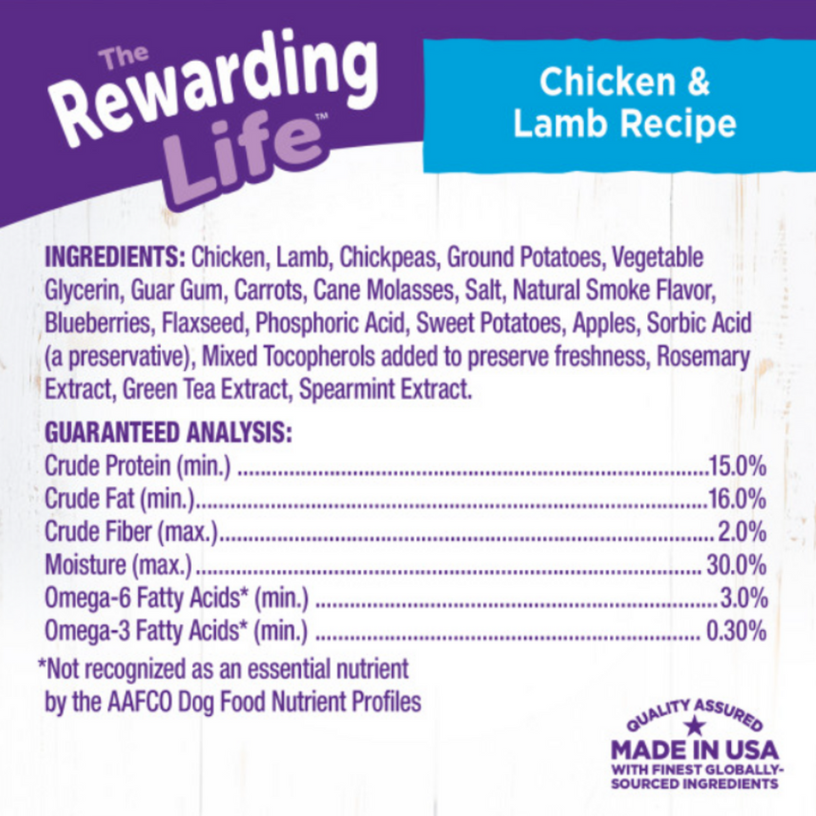 Wellness Natural Grain Free Rewarding Life Chicken & Lamb Dog Treats